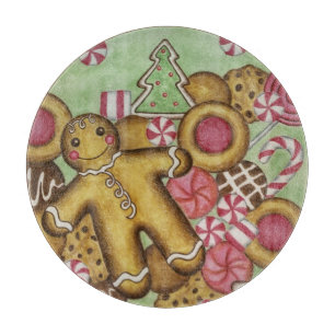 Christmas Cookies Kitchen Cutting Board Gift