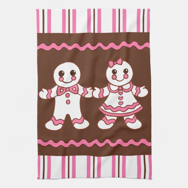Christmas Cookies Kitchen Towel (Vertical)