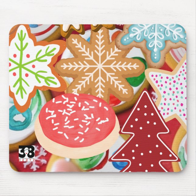 Christmas Cookies Mouse Mat (Front)