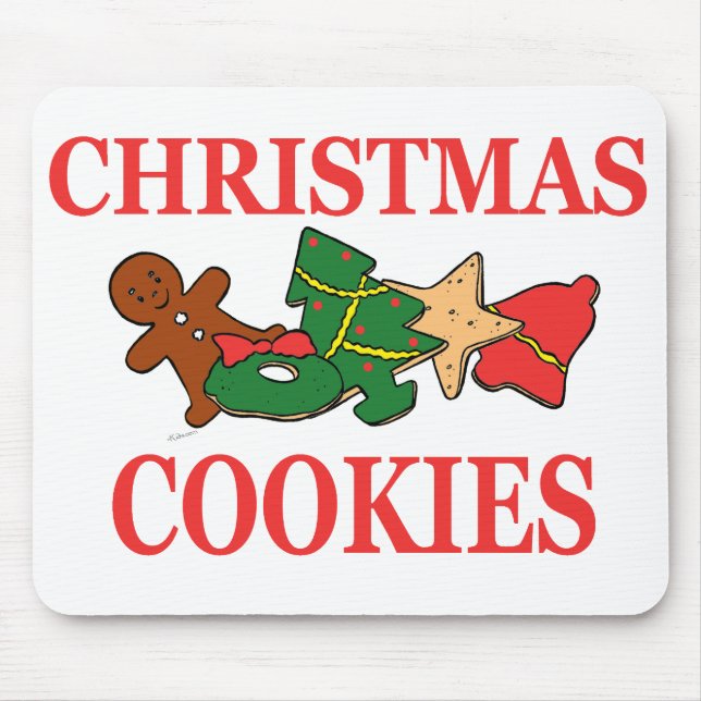 Christmas cookies mouse mat (Front)