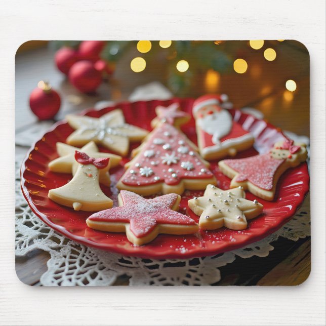 Christmas Cookies Mouse Mat (Front)