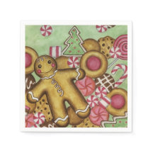 Christmas Cookies Napkins