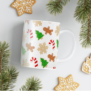 Christmas Cookies Novelty Holiday Festive Pattern Coffee Mug