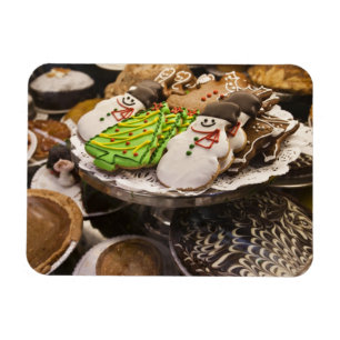 Christmas cookies on display in a New York city Magnet