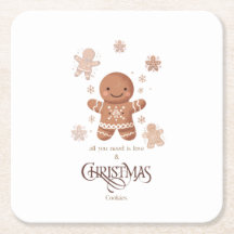 christmas cookies Paper Coaster