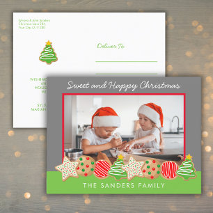 CHRISTMAS COOKIES PHOTO  POSTCARD