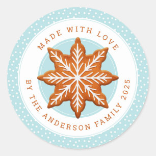 Christmas Cookies Round Stickers