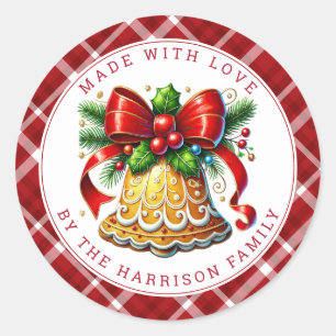 Christmas Cookies Round Stickers