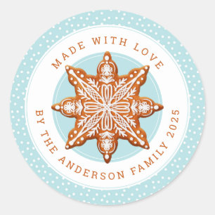 Christmas Cookies Round Stickers