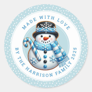 Christmas Cookies Round Stickers