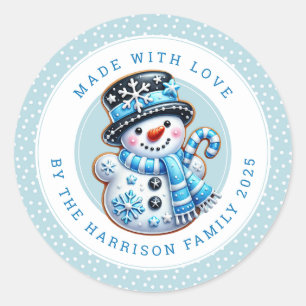 Christmas Cookies Round Stickers