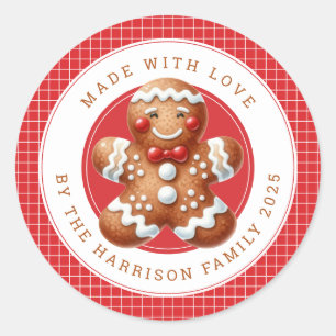 Christmas Cookies Round Stickers