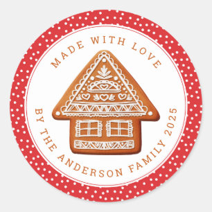 Christmas Cookies Round Stickers