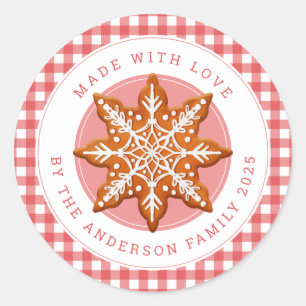 Christmas Cookies Round Stickers