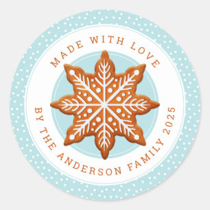 Christmas Cookies Round Stickers