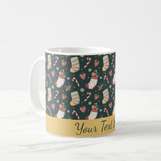 Christmas Cookies & Stockings Personalized Mug
