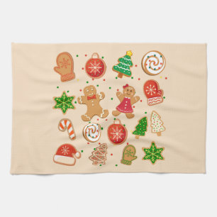Christmas Cookies Tea Towel