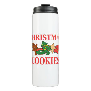 Christmas cookies thermal tumbler