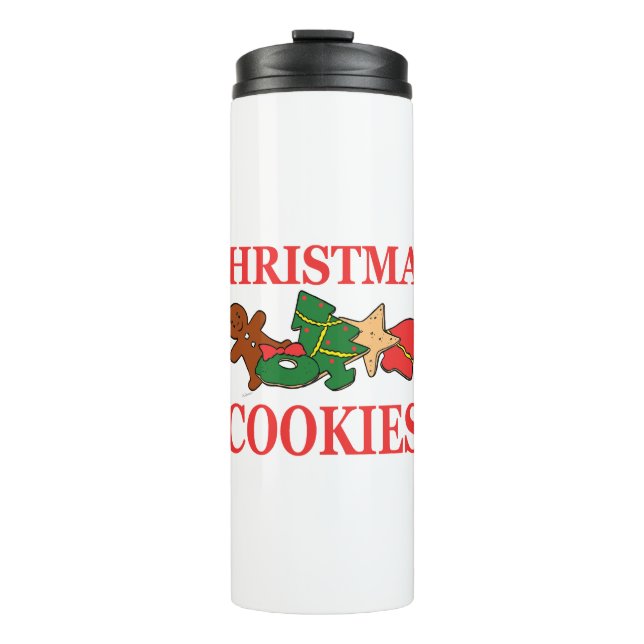Christmas cookies thermal tumbler (Front)