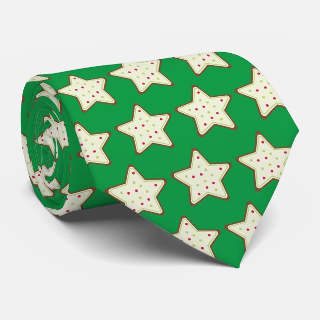Christmas Cookies Tie (Rolled)