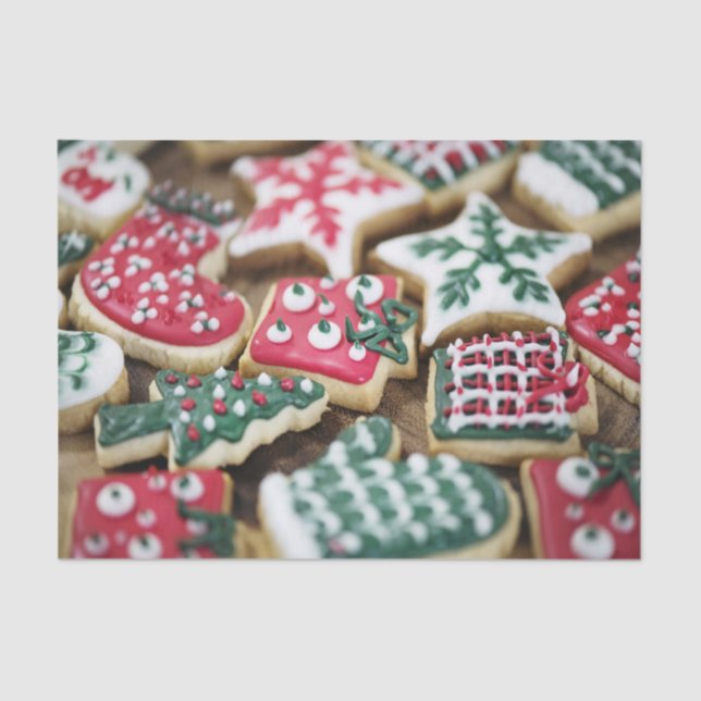 Christmas Cookies Tissue Paper (Front)