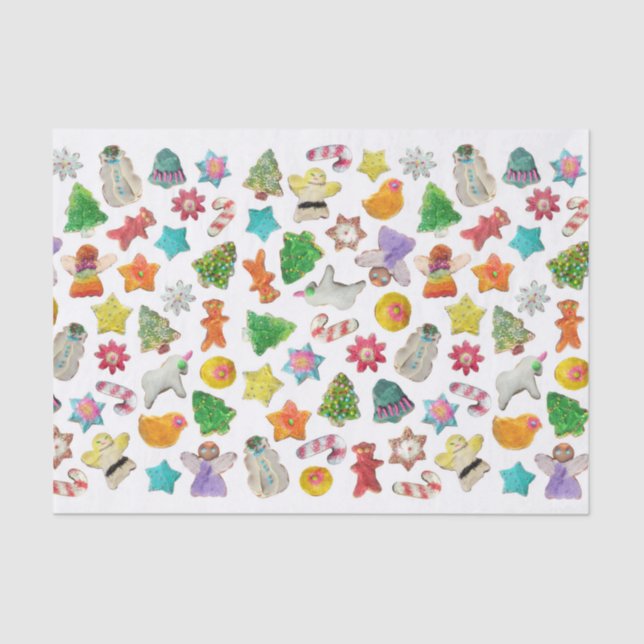 Christmas Cookies Tissue Paper (Front)
