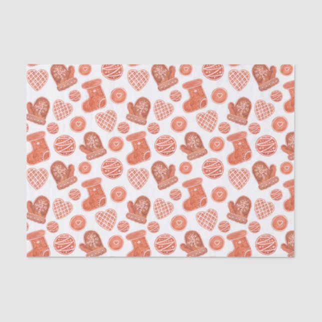 Christmas Cookies Tissue Paper (Front)