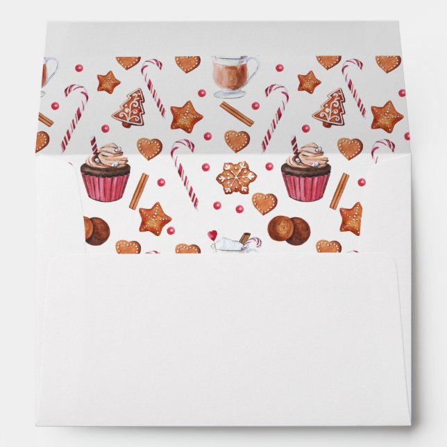 Christmas Cookies & Treats Envelope (Back (Bottom))