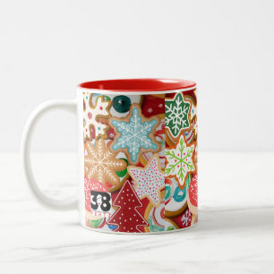 Christmas Cookies Two-Tone Coffee Mug