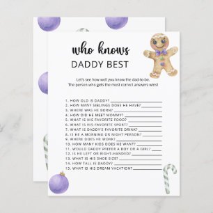 Christmas cookies Who knows Daddy best