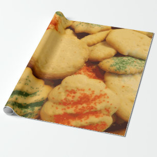 Christmas Cookies with Sugar Sprinkles Wrapping Paper