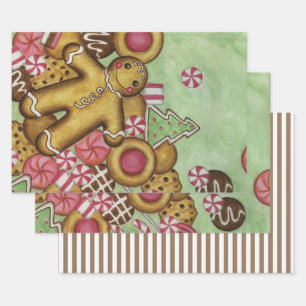 Christmas Cookies Wrapping Paper 