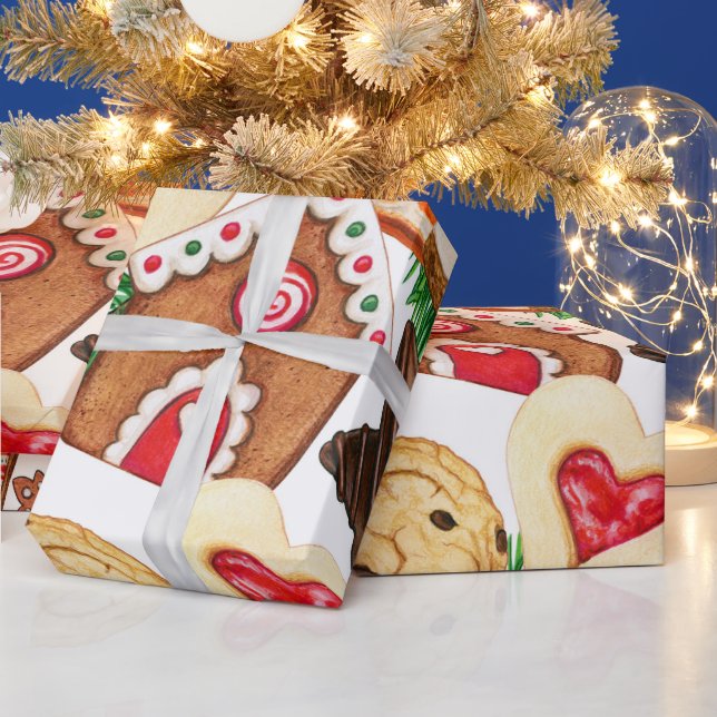 Christmas Cookies Wrapping Paper (Holidays)
