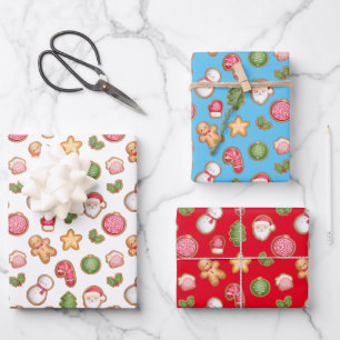 Christmas Cookies  Wrapping Paper Sheet