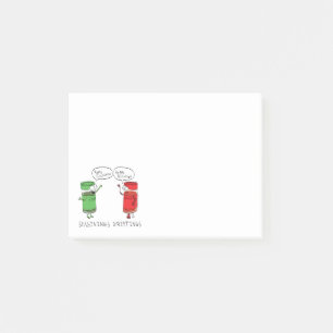 Christmas Cooking Funny Chef Spices Post-it Notes