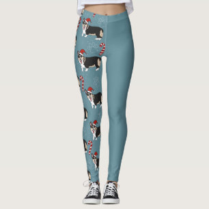 Christmas Corgi Pup Leggings