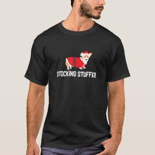 Christmas Corgi Stocking Stuffer Holiday T-Shirt