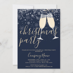 Christmas Corporate Office Holiday Party Invitation