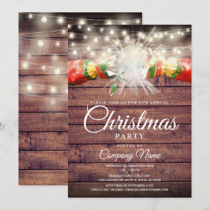 Christmas Corporate Office Holiday Party Invitation