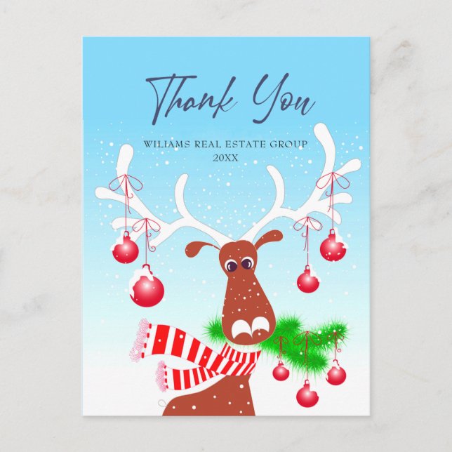 Christmas Corporate Thank You Holiday (Front)