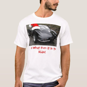 Christmas Corvette Split Window T-Shirt