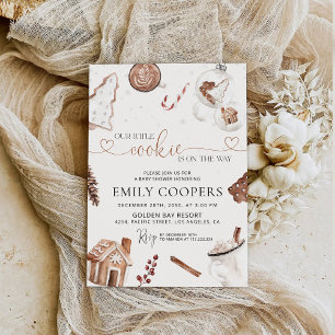 Christmas Cosy Baby Shower Invitation