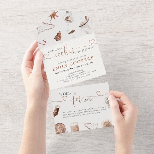 Christmas Cosy Books for baby All in one invite (Tearaway)