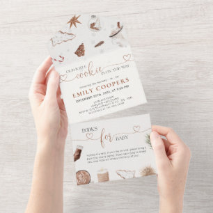 Christmas Cosy Books for baby All in one invite