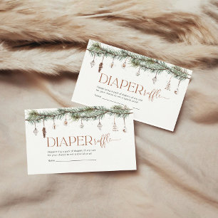 Christmas Cosy Diapers Raffle Enclosure Card