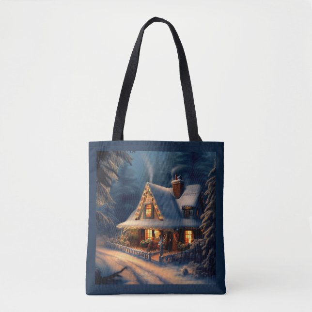 Christmas Cottage 1 Tote Bag (Front)