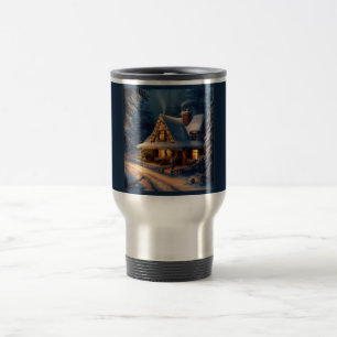 Christmas Cottage 1 Travel Mug