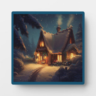 Christmas Cottage 4 Plaque