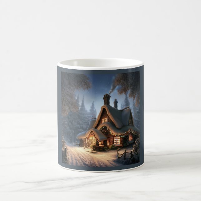 Christmas Cottage 5 Coffee Mug (Center)