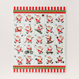 Christmas Countdown Sports Jigsaw Puzzle